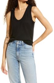 Topshop U-Neck Tank at Nordstrom